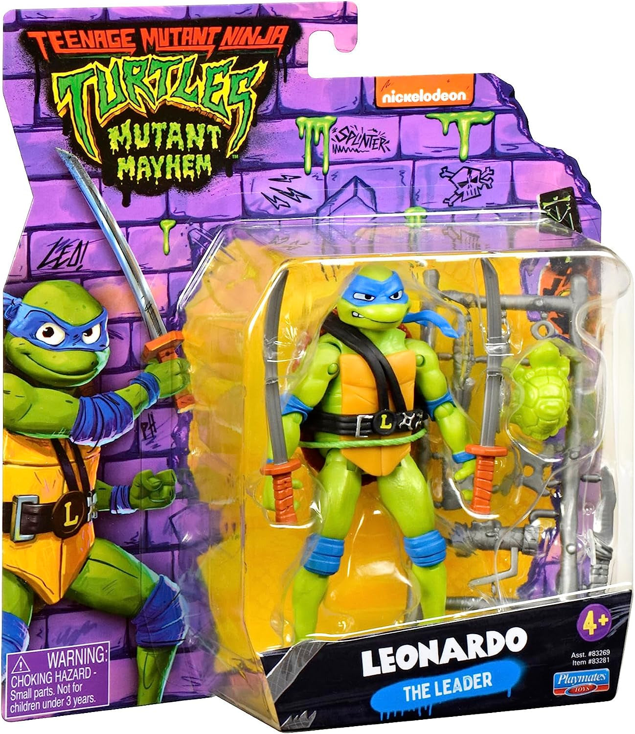 TEENAGE MUTANT NINJA Tartarughe - Leonardo Base figure Action figures Naty Shop