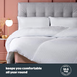 Piumino Silentnight Hotel Collection 10.5 Tog - letto matrimoniale, poliestere, bianco Piumini e trapunte Naty Shop