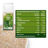 Crusca d'avena biologica Biocentral 1 kg | Pacchetto vantaggioso | Fonte proteica ad alto contenuto di fibre | Naturalmente vegano | Dall'agricoltura dell'UE | Basso contenuto di zucchero