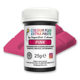 Pasta colorante alimentare Sugarflair Colourflex Extra Pink Paste - Colorante alimentare commestibile per crema al burro, cioccolato, pasta di zucchero, glassa, fondente, miscele per torte, impasti e altro - 25 g