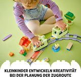 LEGO DUPLO Town Treno Avventura Interattivo, Playset con luci e suoni per il gioco di ruolo, Consente ai bambini di 2 anni di costruire binari, Giocattolo educativo prescolare 10427 Set da costruzione Besuche den LEGO-Store