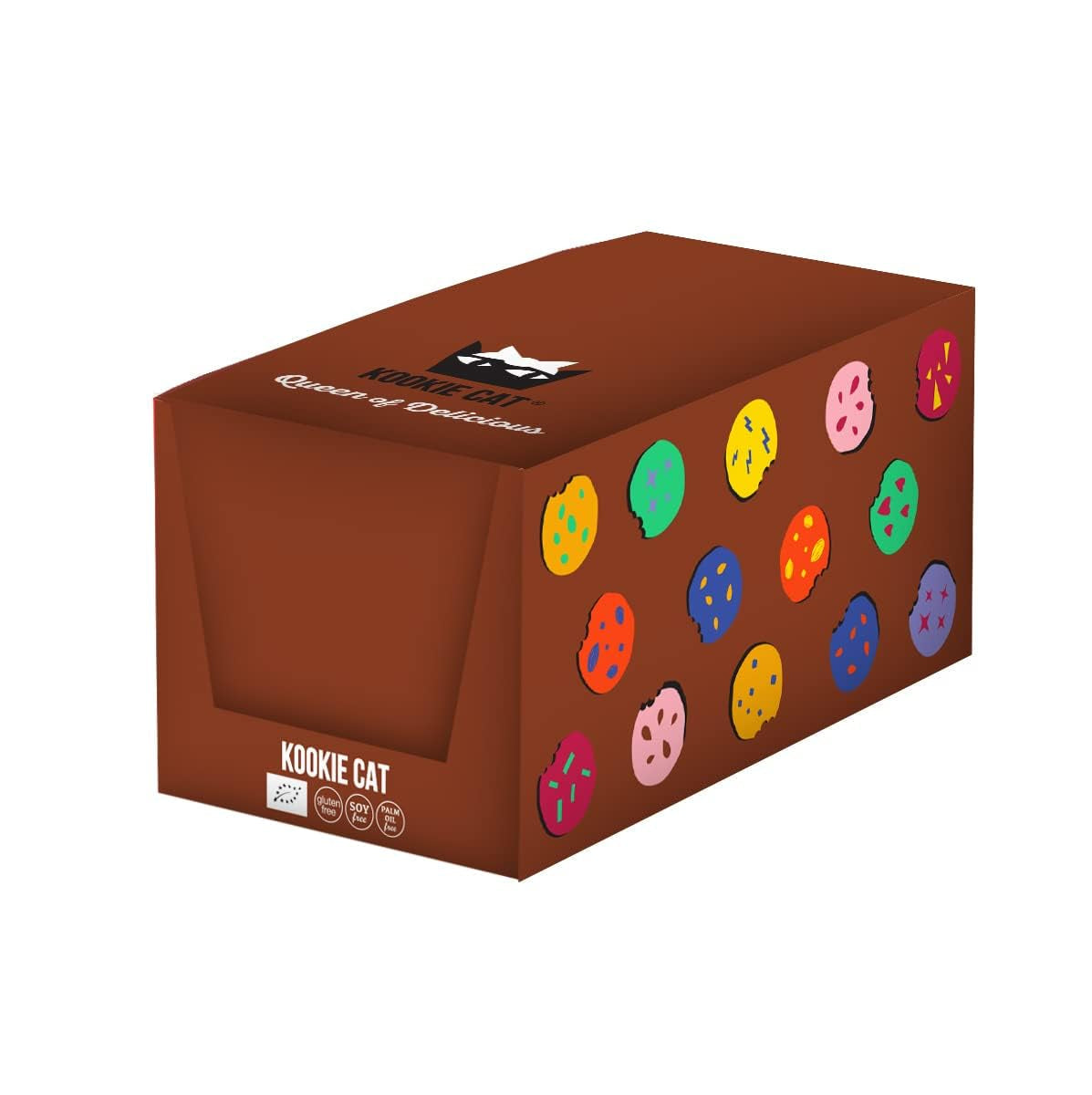 Cioccolato Double Nut - Biscotti vegani, senza glutine, senza soia, anacardi e avena biologici - Confezione multipla da 12 x 50 g (confezione da 2)