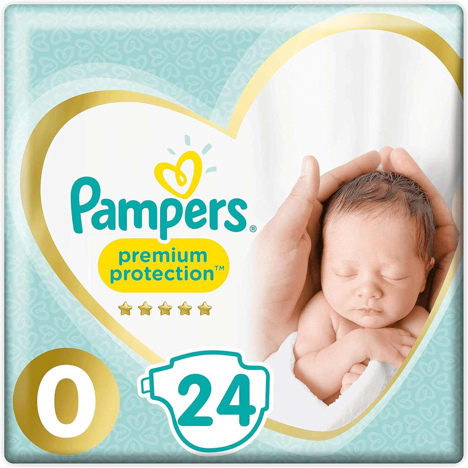 Pampers Protezione Premium Sterline, Taglia: 0