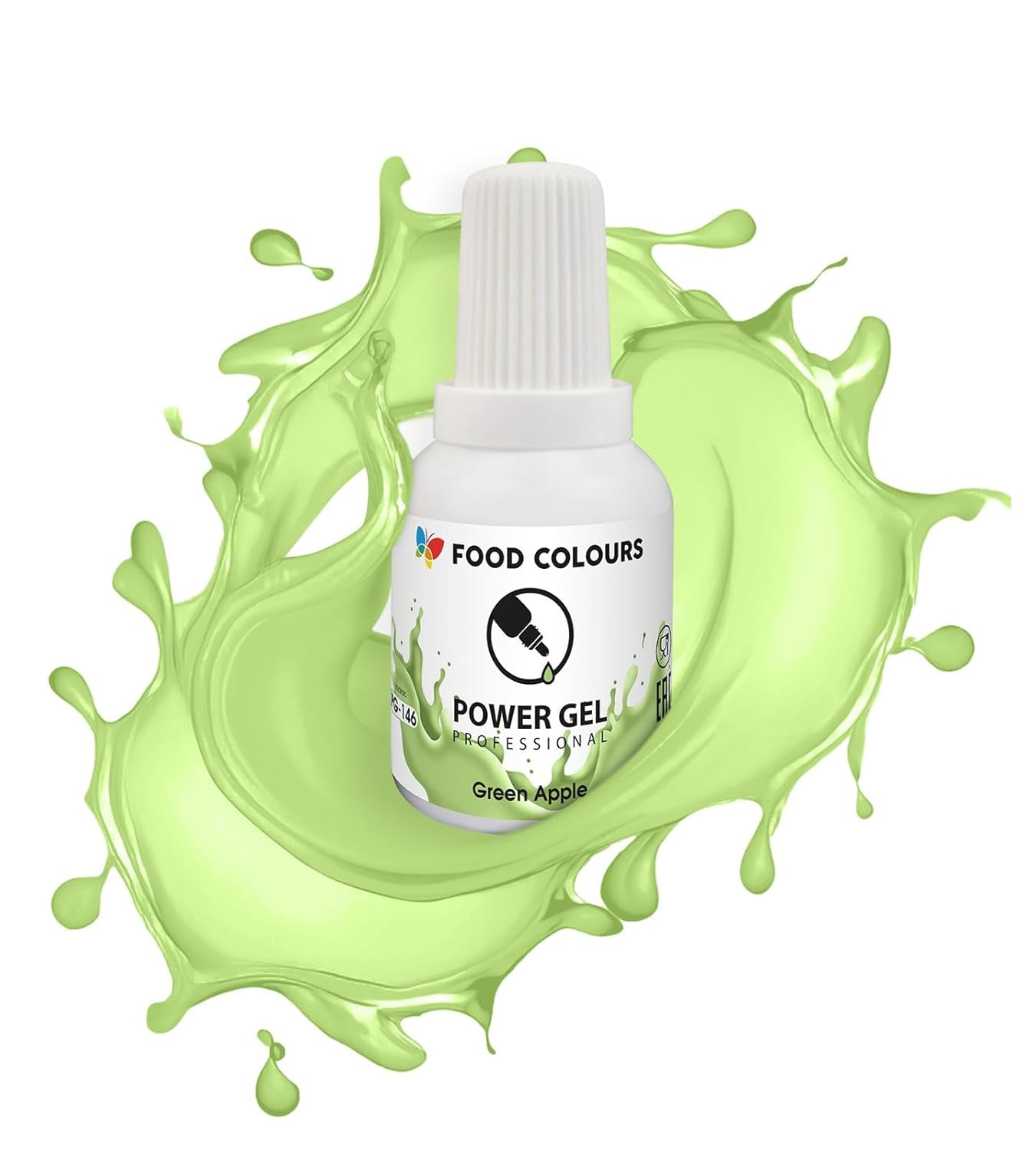 Colorante alimentare in gel, beige, color champagne, 20 g. Colorante alimentare per un'ampia gamma di applicazioni per decorare torte, crostate, creme, pan di spagna, glassa reale, macarons.