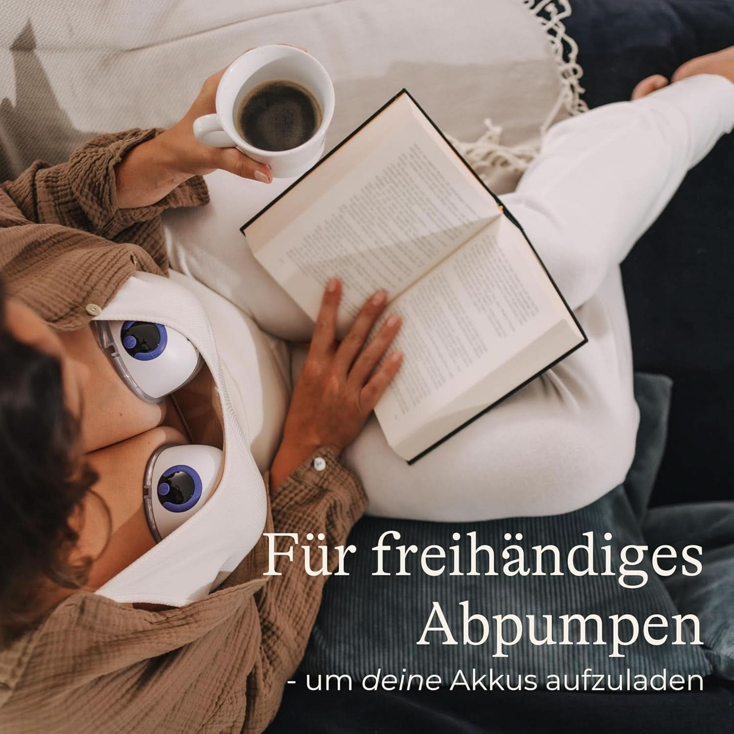 Lansinoh Tragbare Elektrische Doppelmilchpumpe – Freihändig Und Leise Abpumpen Ohne Kabel & Schläuche – Wiederaufladbarer Akku – Einfache Bedienung & Reinigung - Accessori vivavoce Alimentazione e allattamento Bebe Naty Shop