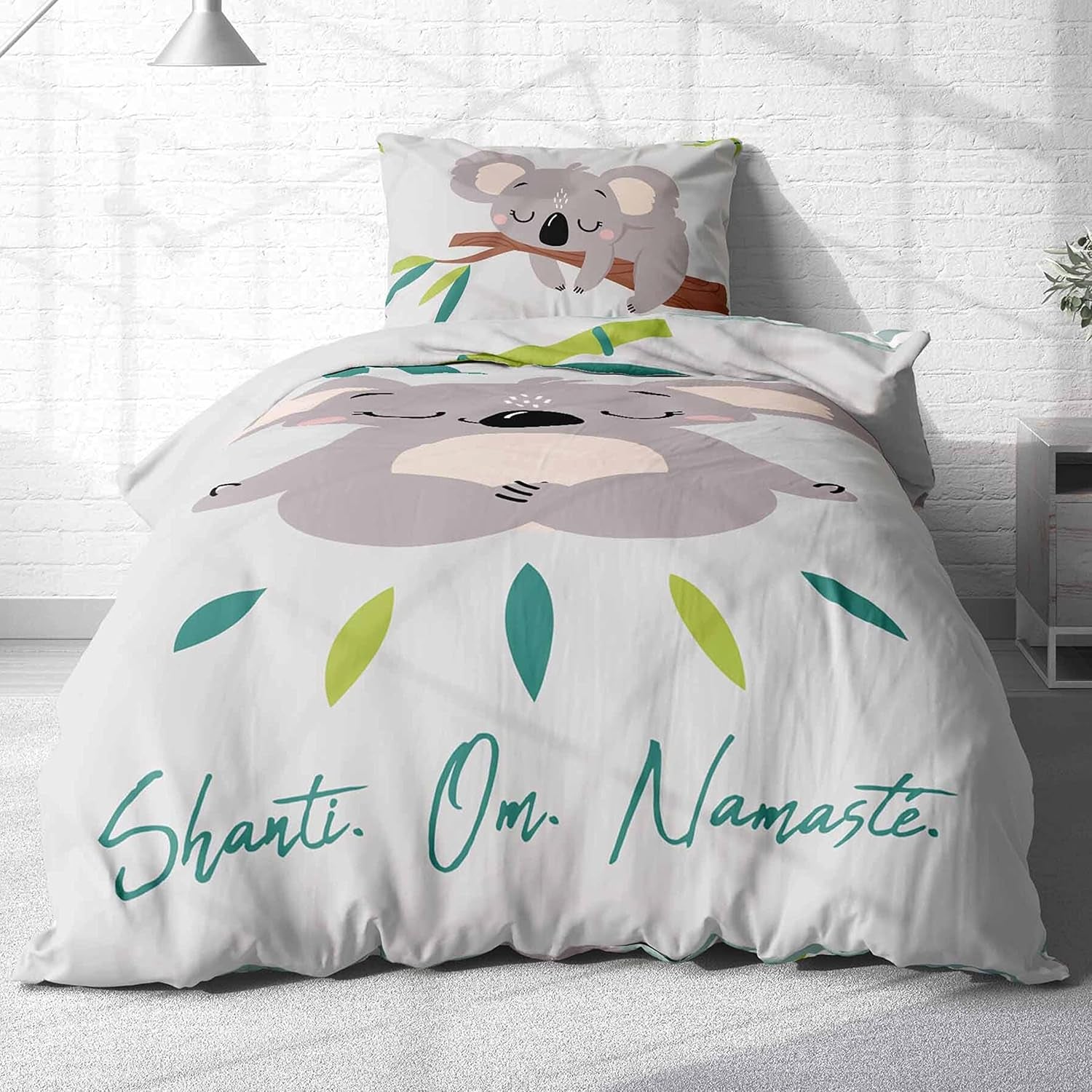 Biancheria da letto per bambini e ragazzi, unisex, Ursulet Koala, cotone Biancheria da letto - bambini Naty Shop
