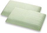 Marcapiuma Cuscino Memory Foam Verde Naturale alle Erbe 2 Pezzi Cuscini Standard Naty Shop Greetings 2X Saponetta Modern