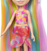 Bambole Enchantimals, Bambola Deluxe con Capelli Sunshine Beach e Amico Animale, Bambola Piccola con Gonna Staccabile e Accessori, Regali per Bambini, HTJ70 Naty Shop Dolls