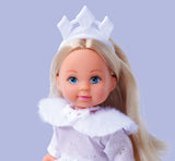 Simba Evi, Principessa dei Sogni d'Amore, Gioca con la Bambola con un Abito Invernale da Sogno con Finiture in Pelliccia ed Elementi Glitter, 12 cm, da 3 Anni in su