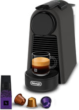 Macchina per caffè espresso con capsule Nespresso De'Longhi Essenza Mini, nera | Pressione della pompa 19 bar | Serbatoio dell'acqua 0,6 l | Per espresso e lungo | Piccola macchina per caffè espresso – Grandi momenti di caffè | EN85.B