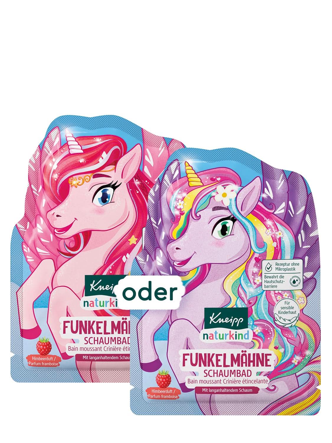 Kneipp Naturkind, additivo da bagno unicorno per bambini al gusto di lampone e olio di jojoba nutriente, 40 ml Doccia e bagno Naty Shop