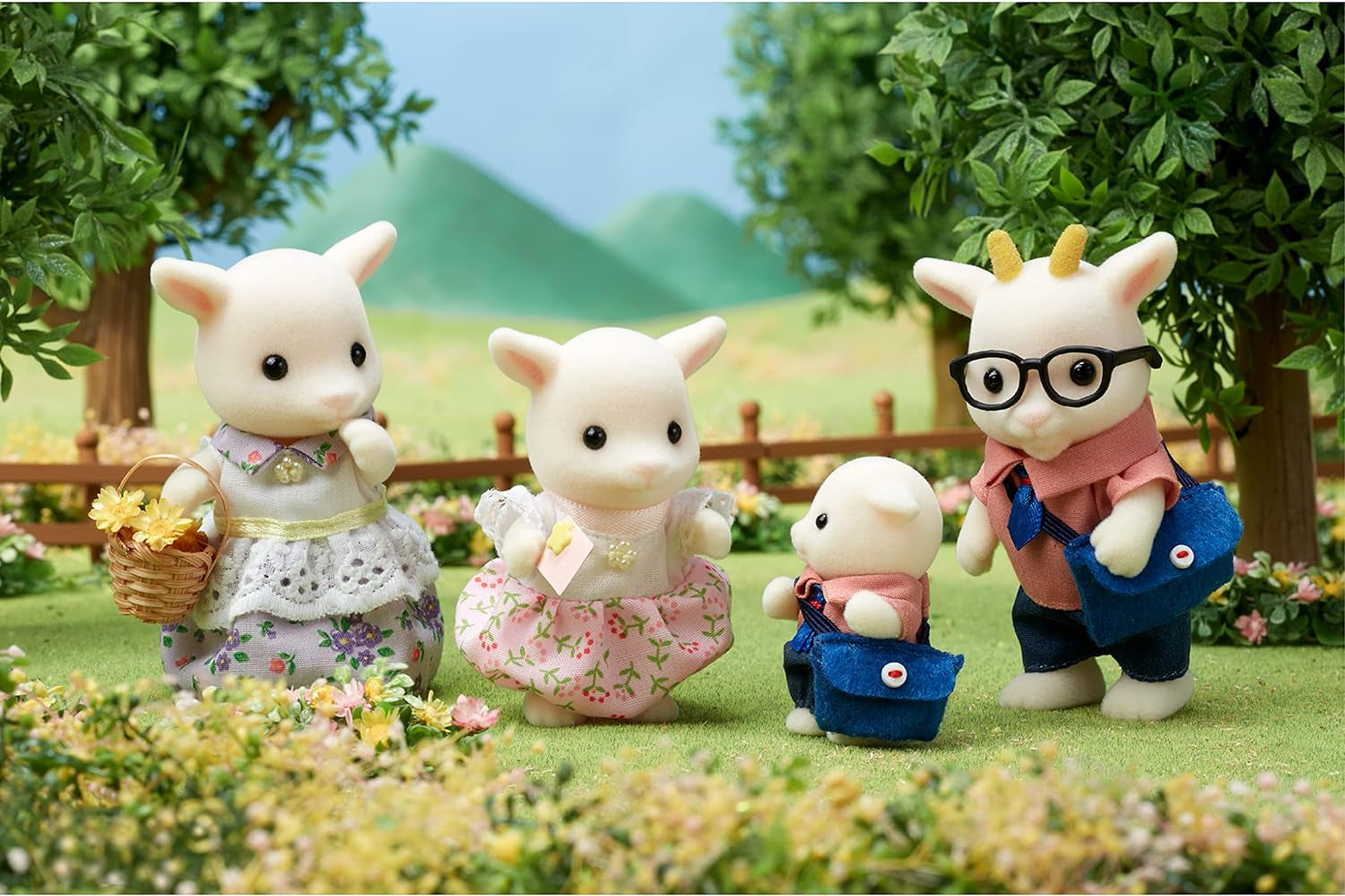 Sylvanian Families 5622 Famiglia di capre - Figure di case delle bambole