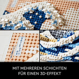 LEGO 31208 Art Hokusai - La Grande Onda 3D Decorazioni murali giapponesi Set artigianale Tela oceano incorniciata Hobby per adulti Decorazioni fai da te per casa e ufficio Kit di costruzione Acquista il negozio LEGO