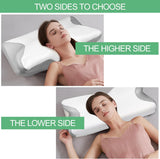 Cuscino ortopedico, Cuscino per dolore al collo, Cuscino in memory foam, Cuscino ortopedico per il collo, Cuscino ortopedico per dormire, Cuscino ortopedico per il supporto del collo, Parti del cuscino antirussamento Cuscini ortopedici cervicali Naty Shop