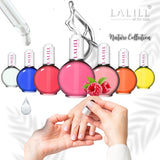 LALILL Olio per cuticole per unghie 75Ml - Himbeere Nagelpflegeöl - Nagelöl Pflege Für Nägel Nagelhaut - SPA Maniküre Naildesign Hände - Vegan - Con pipetta