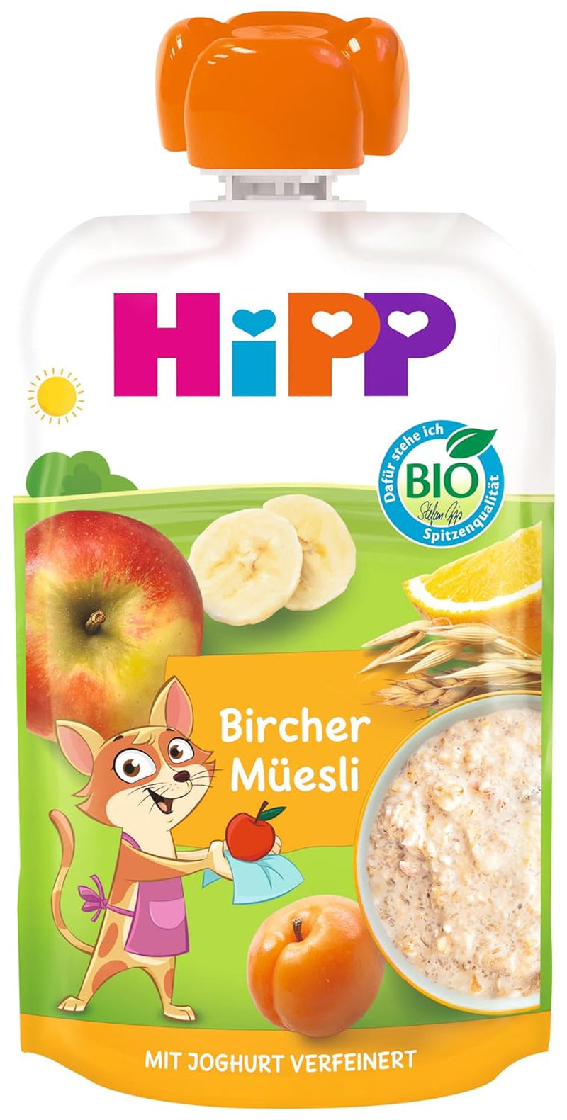 HiPP Bircher Muesli, bustine comprimibili da 1 anno (8 x 100g)