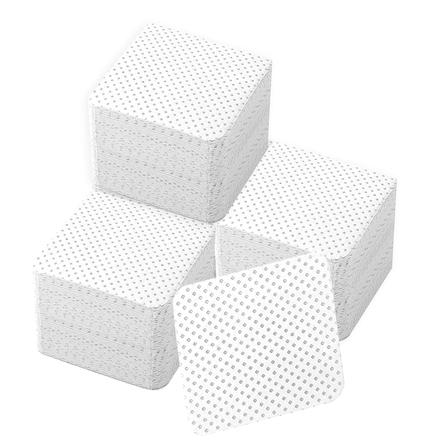 330 Stück Fusselfrei Nägel Wattepads, Fusselfreie Nageltücher, Nagel Wischtücher Wattepads, Nagelleck Entfernen Für Cleaner Gelnägel Nail Wipes Pads (Bianco)