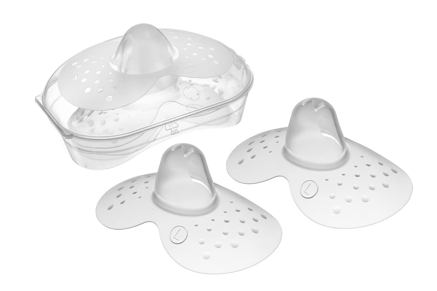 MAMMA | Copriseno - Set 2 coppette assorbilatte in silicone (taglia L, 23 mm) Accessori Alimentazione e Allattamento Bebe Naty Shop Taglia L 23 mm
