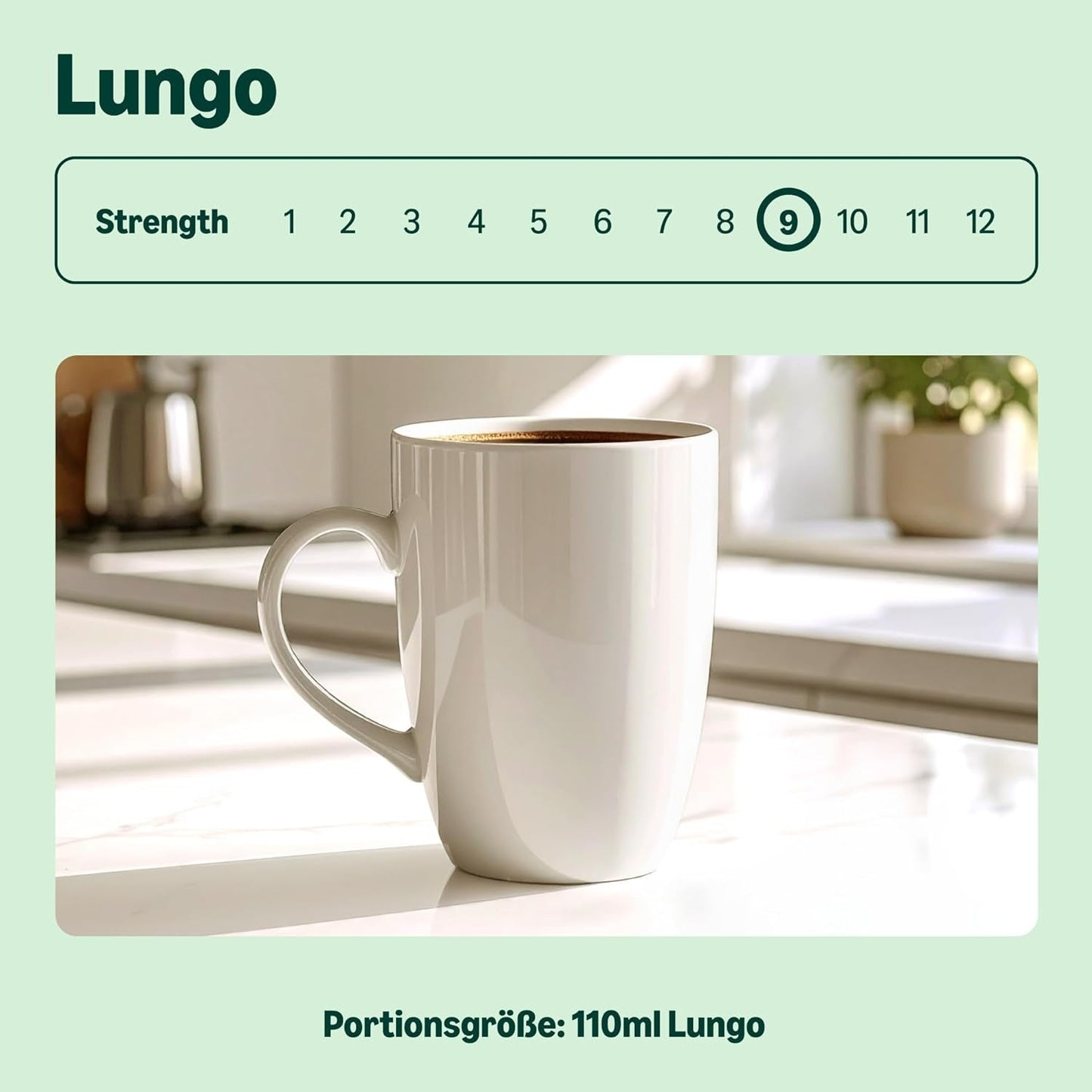 di Amazon Lungo Aluminium-Kaffeekapseln, compatibile con Nespresso, mittelgeröstet, 100 Stück (5 Packungen mit je 20 Stück) – Rainforest Alliance zertifiziert