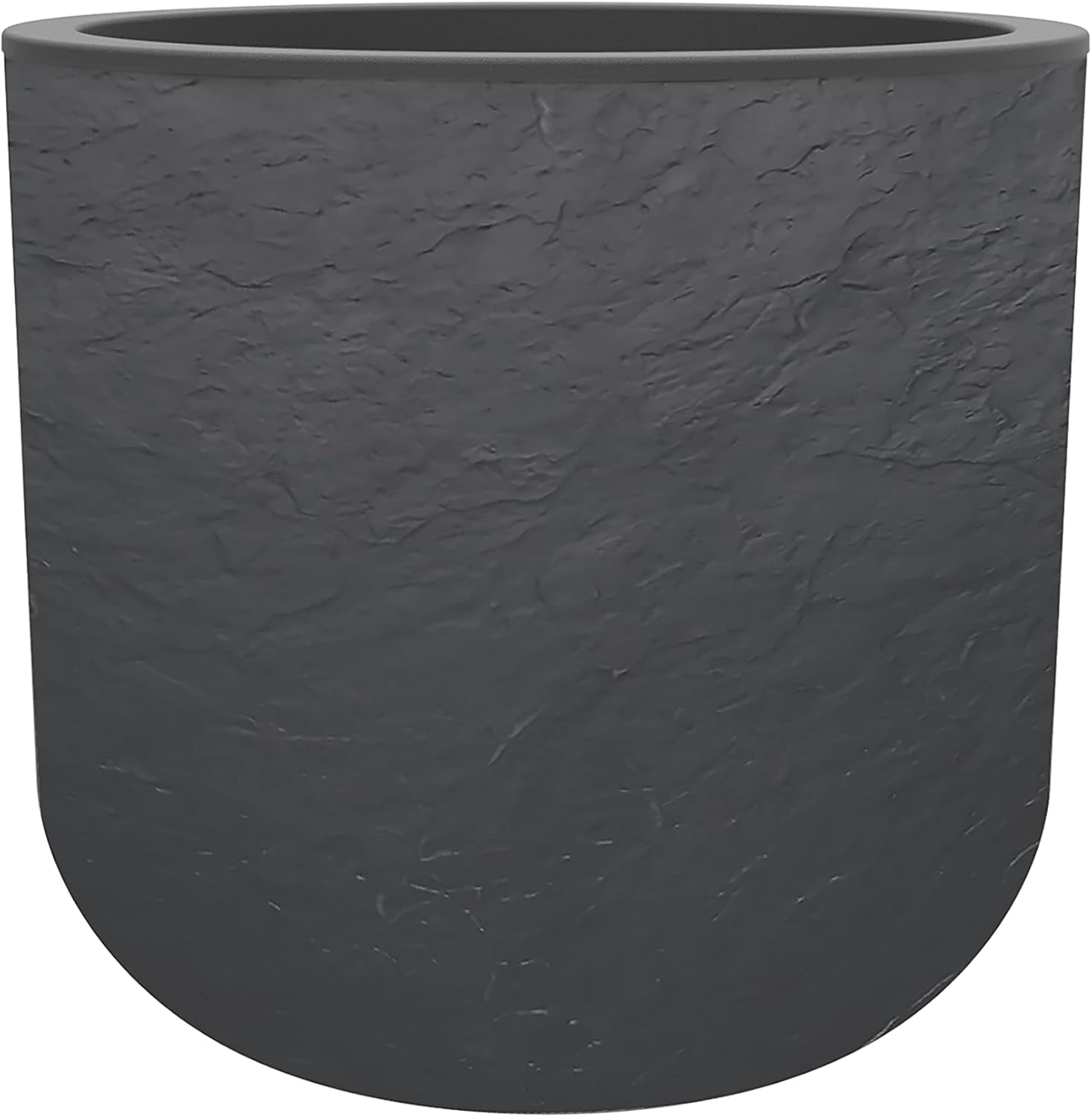 - Pentola rotonda, 40 cm, Volcania'Up 32,5 l, aspetto pietra, parete singola, zona serbatoio dell'acqua, Ø 38,5 x H. 36,8 cm, grigio antracite