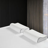 Z-Hom tessuto di sostegno del ginocchio, tessuto di schiuma con memoria, tessuto per il sonno laterale, tessuto ergonomico, tessuto anti-sforamento, tessuto ortopedico per il sonno, tessuto rimovibile (49 X 30 X 7/10 Cm) Perno ortopedico cervicale Naty Shop