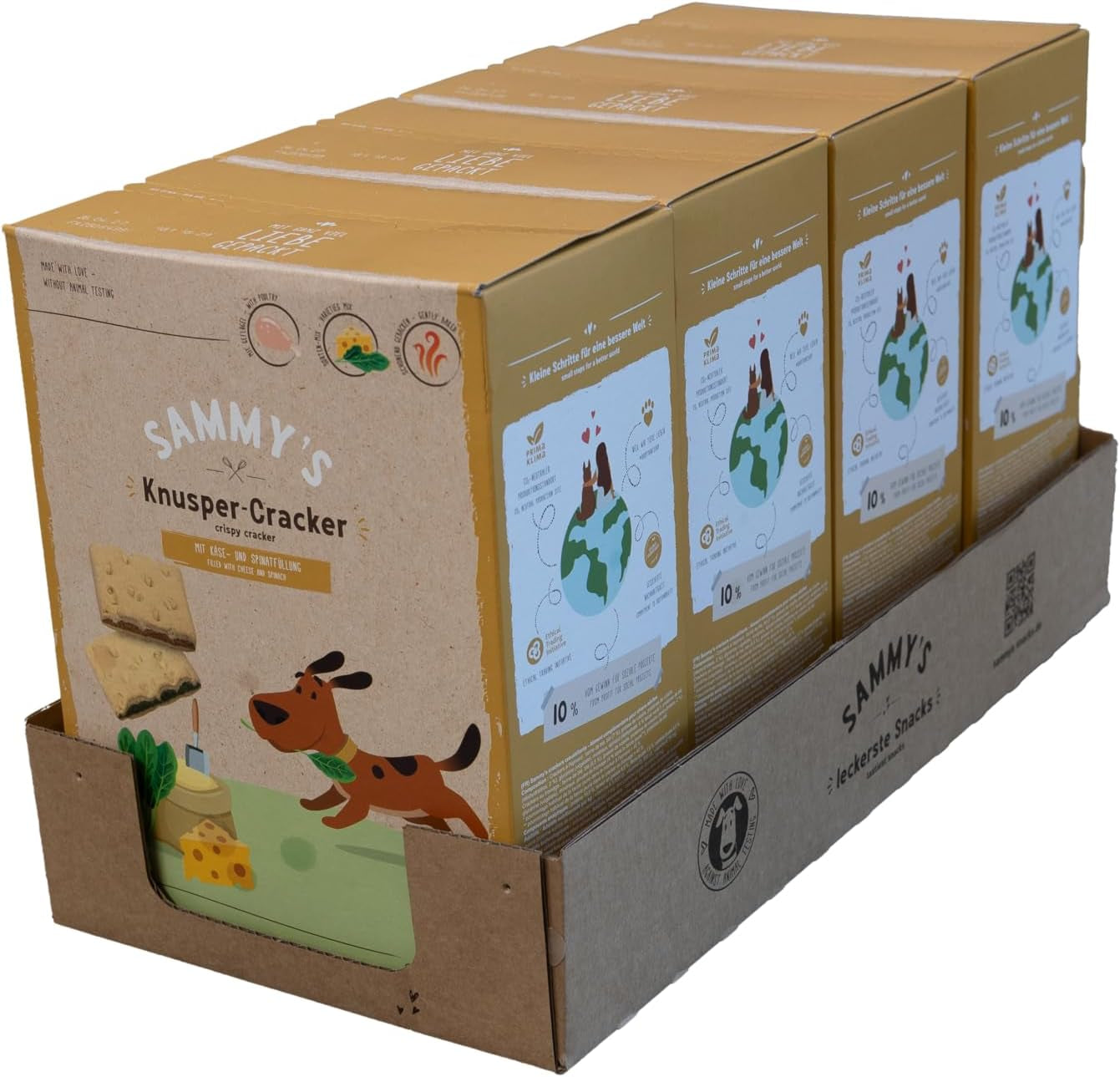 Monete di muesli di Sammy | Snack croccanti al forno per cani | 5 monete di muesli ai cereali per il tuo grande amico peloso (30 kg+) | 1 chilogrammo
