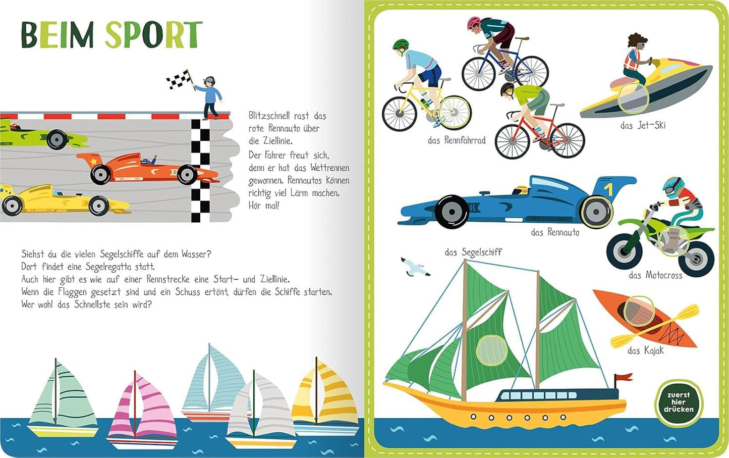 Il mio libro da colorare con suoni - Veicoli: con oltre 40 suoni | Libro sonoro di alta qualità con suoni realistici dei veicoli per bambini dai 24 mesi in su Baby Toys Naty Shop