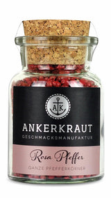 Ankerkraut, pepe rosa (Schinus Berry), bacche rosa, perfetto per Gin Tonic, 45 grammi Condimente Naty Shop