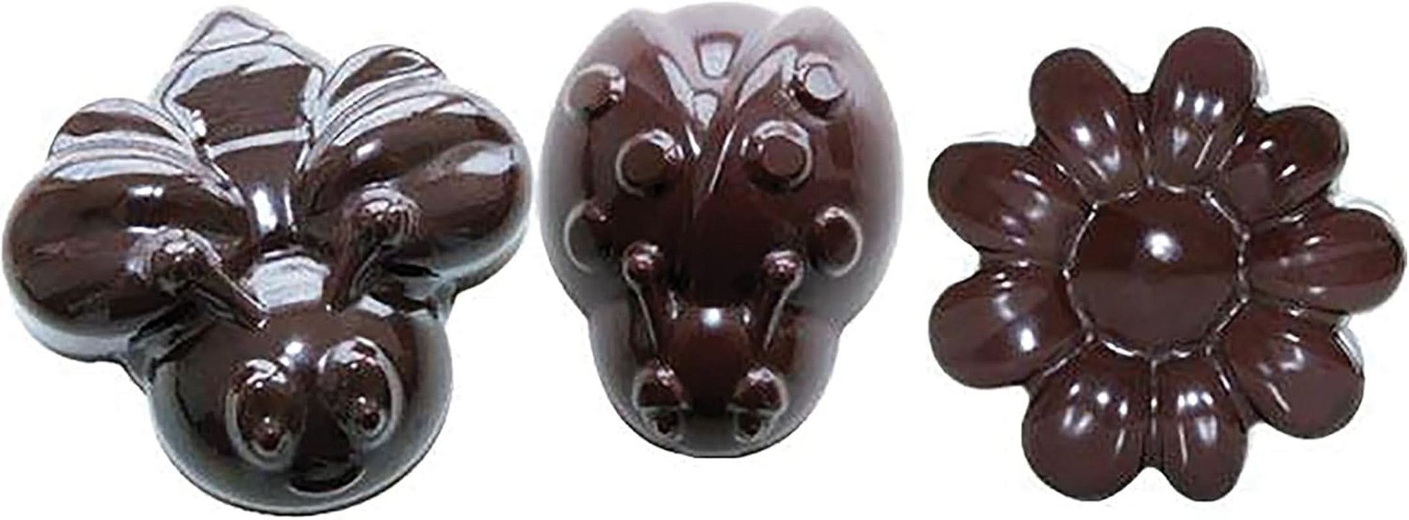 Silikomart 199199, stampo per cioccolato, modello Primavera, 15 praline, Marrone Cucina Naty Shop