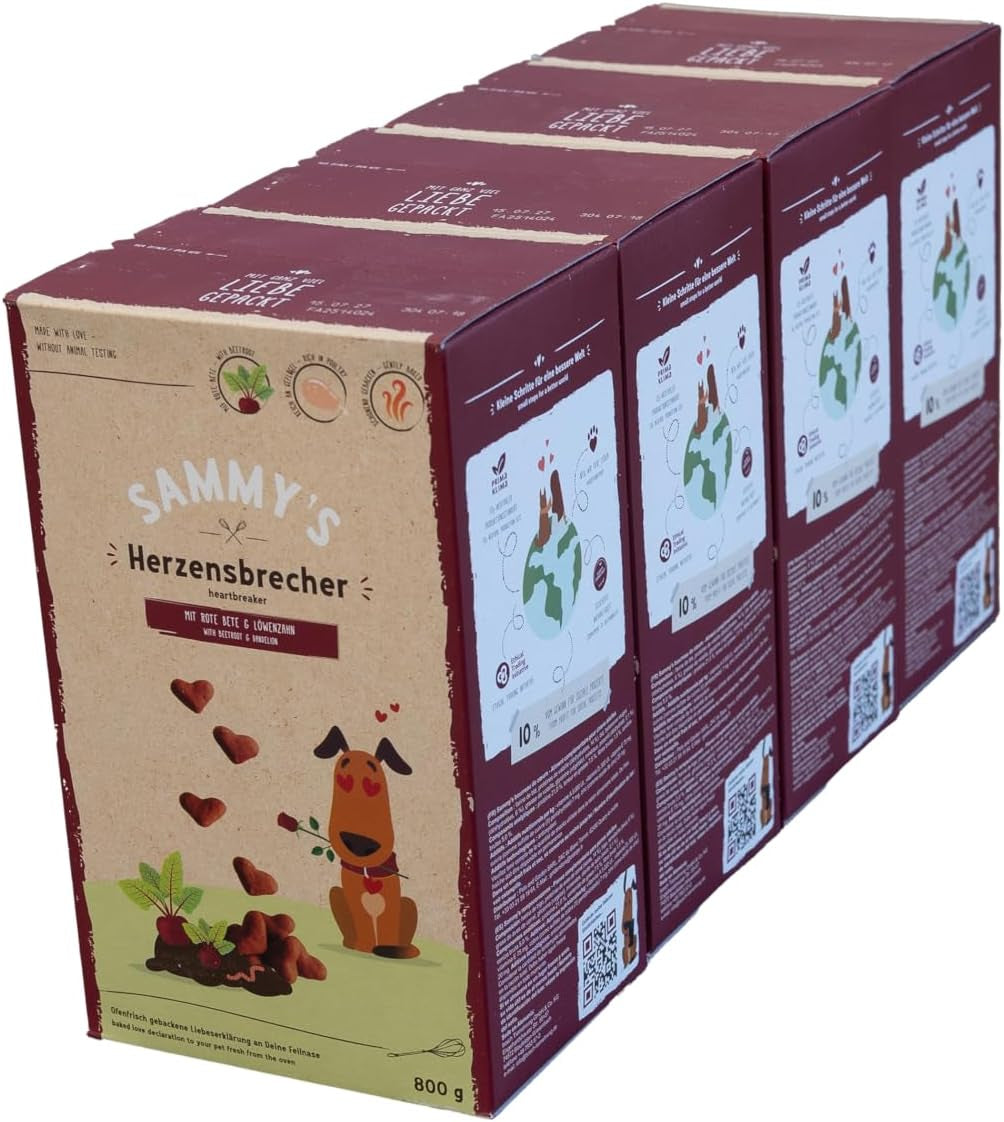 Monete di muesli di Sammy | Snack croccanti al forno per cani | 5 monete di muesli ai cereali per il tuo grande amico peloso (30 kg+) | 1 chilogrammo