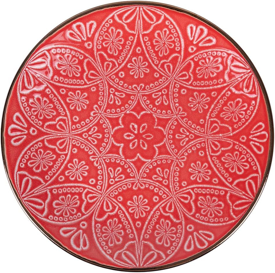 Set di stoviglie in gres da 12 pezzi, 4 set di piatti in 4 modelli diversi, Baku Sunset