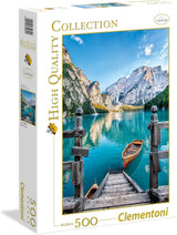 Clementoni 35039 Lago di Braies - Puzzle da 500 pezzi a partire da 9 anni Puzzle colorato per adulti con colori vivaci Gioco di abilità per tutta la famiglia Bella idea regalo Puzzle Naty Shop Titolo predefinito