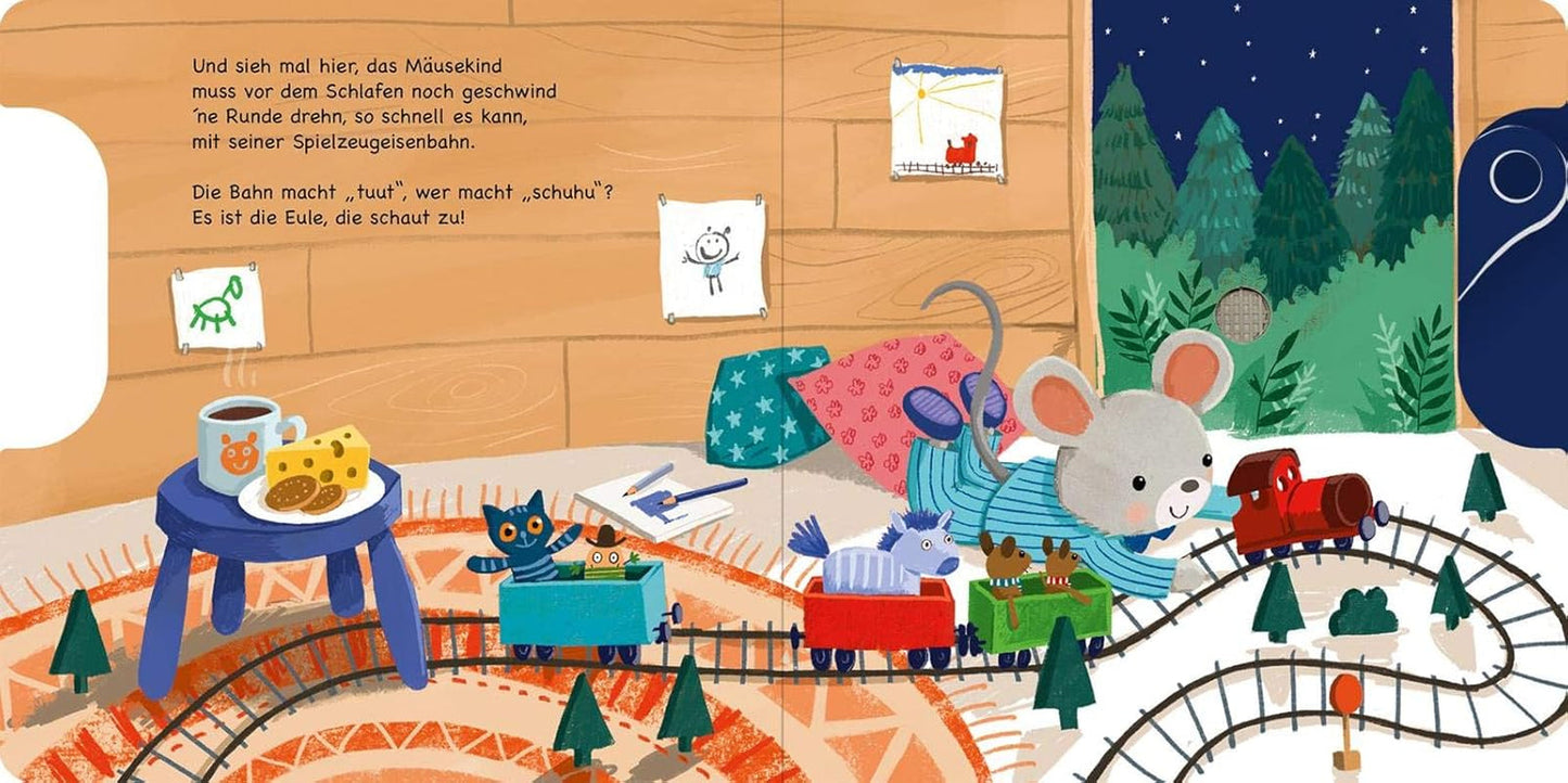 Sciò, sciò, adesso dormi anche tu!: Slider e 11 suoni | Un libro innovativo con suoni slider per i più piccoli dai 18 mesi di età Bebe Naty Shop Toys