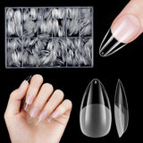 Unghie Artificiali Corte 500 Pezzi Punte Per Unghie In Gel Morbido Con Copertura Completa Per Unghie In Gel 12 Misure Punte Per Unghie Prelucidate Per Unghie In Gel Unghie Artificiali Corte Estensioni Per Unghie A Bara Con Scatola