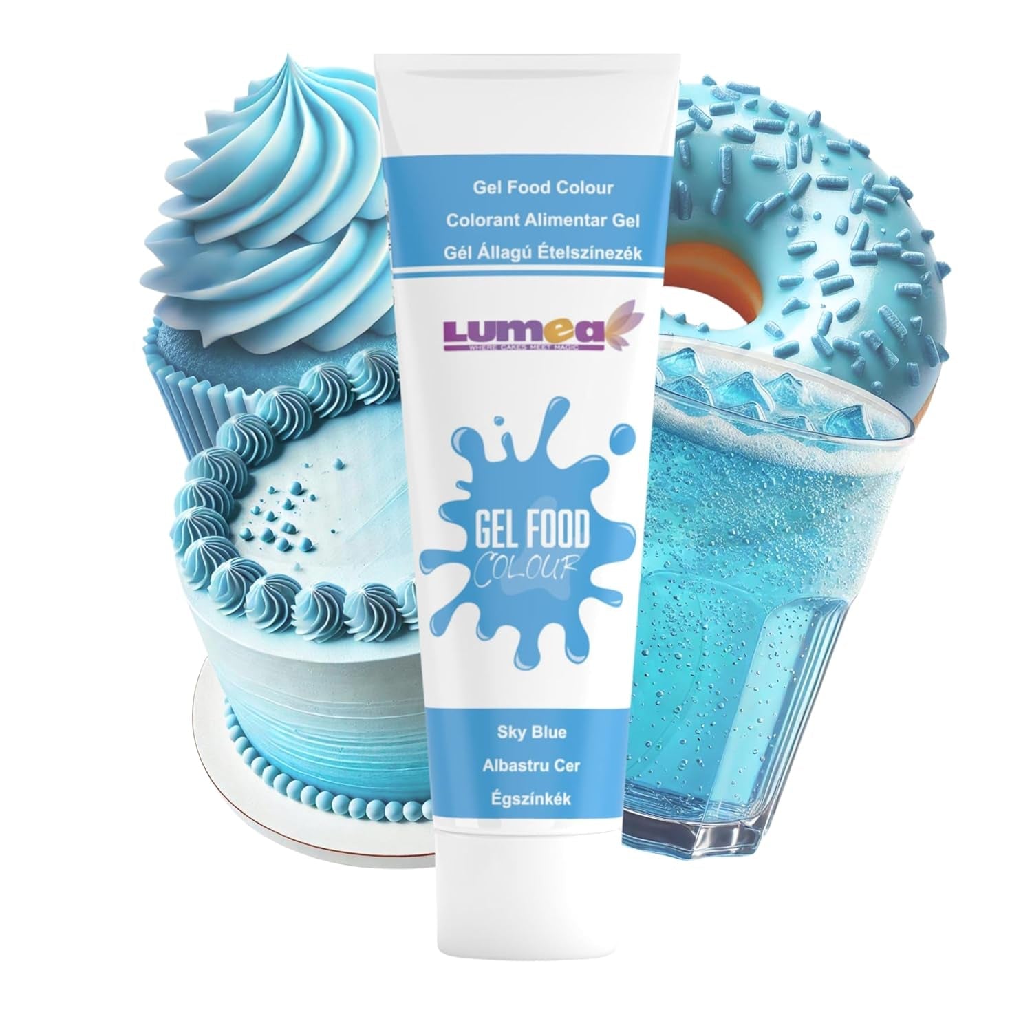 Dekozauber 24 coloranti alimentari rossi, gel, 30 g, vegani, senza zucchero, altamente concentrati, coloranti alimentari rossi per fondente, crema al burro, bevande e altro