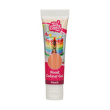 Colorante alimentare Funcakes Peach Gel: colorante alimentare altamente concentrato per pasta, panna, fondente e marzapane. Dosaggio facile. Una sola goccia per creare colori vivaci. Halal. 30 g.