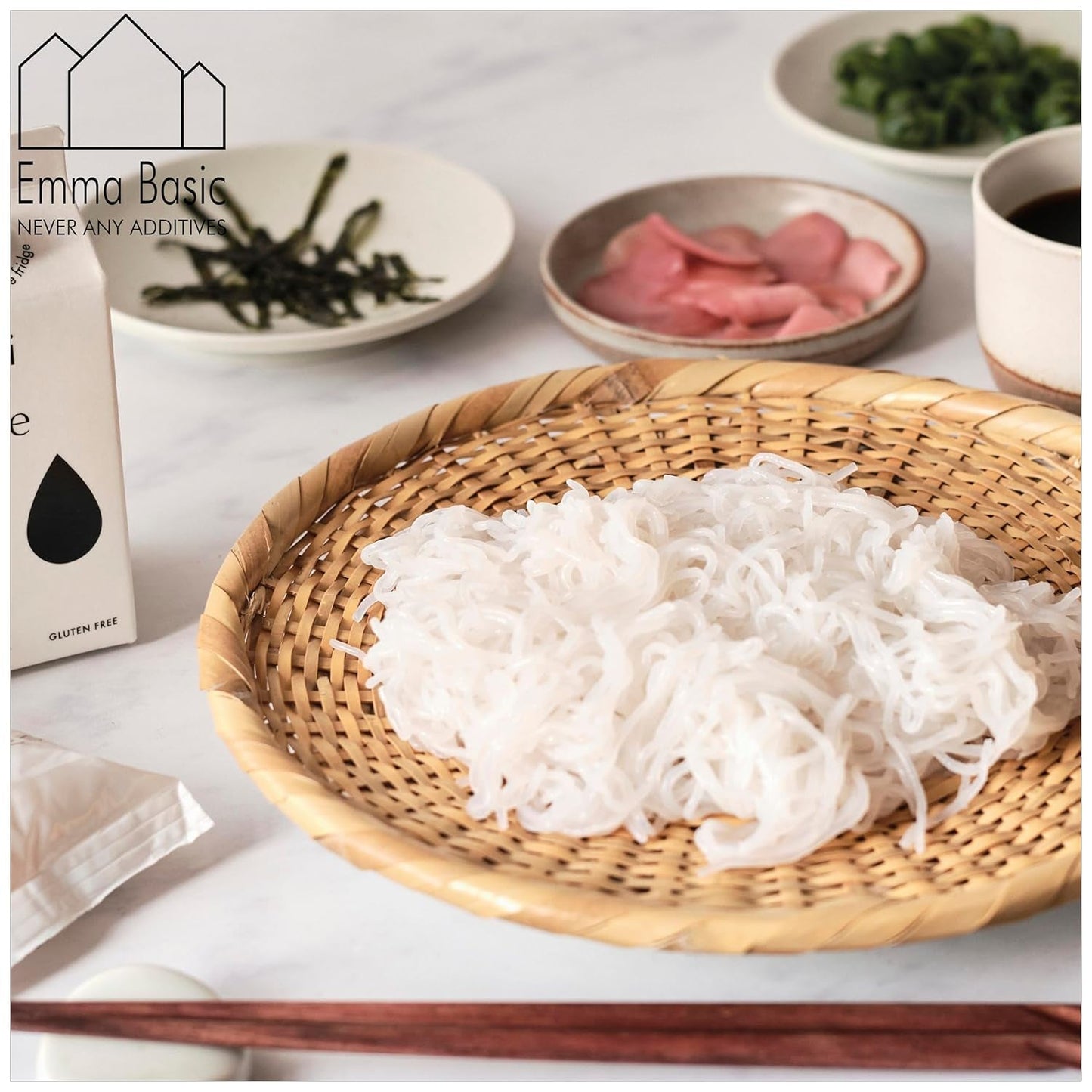 Tagliatelle Shirataki Konjac dal Giappone, 6 x 170 g | Dieta cheto | Zero carboidrati | Senza glutine A basso contenuto di calorie