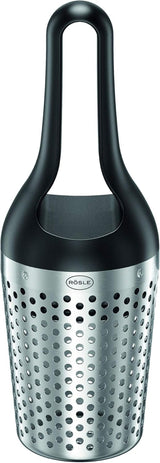 RÖSLE Macina noce moscata, acciaio inox 18/10 Pelapatate Naty Shop Kräuterdusche Mit Wiegemesser