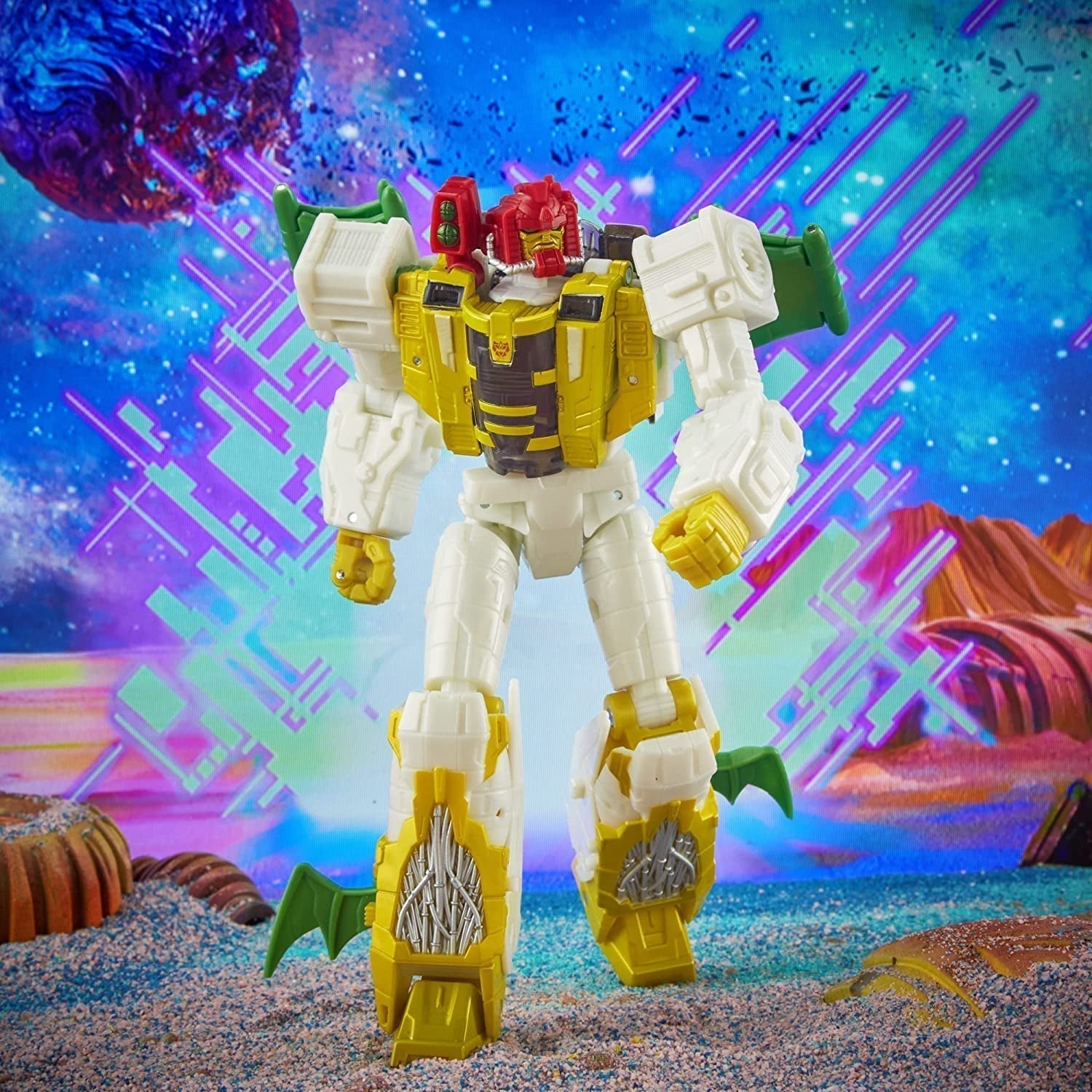 Transformers Generations Legacy Toy 17,5 cm Large Voyager G2 Universe Jhiaxus Action Figure per bambini di età superiore a 8 anni Action Figure Naty Shop