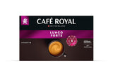 Café Royal Professional Tamponi, Lungo Forte, 50 tamponi compatibili Nespresso (R) Professional per ufficio e gastronomia, Rainforest Alliance zertifiziert, 100 centesimi di Arabica Kaffee, intensità 8
