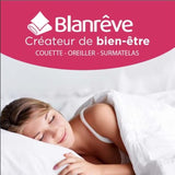 Copripiumino Blanrève Stampato o tinta unita, Temperato, Per letto matrimoniale, Di facile manutenzione, 240 X 220 Cm, Grigio, Bianco Trapunte e Trapunte Naty Shop