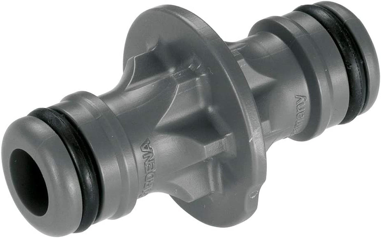 Set di raccordi Gardena: raccordo per tubo flessibile per prolunga da 13 mm (1/2 pollice) e 15 mm (5/8 pollice), anche con alta pressione dell'acqua, montaggio semplice (18283-20)