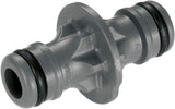 Set di raccordi Gardena: raccordo per tubo flessibile per prolunga da 13 mm (1/2 pollice) e 15 mm (5/8 pollice), anche con alta pressione dell'acqua, montaggio semplice (18283-20)