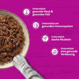 WHISKAS PURE DELIGHT Alimento umido in gelatina 24 x 85g Ragù Classico (4 confezioni) 48 buste porzionate