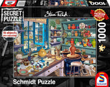 Schmidt Spiele 59656 Studio dell'artista Puzzle segreto da 1000 pezzi Puzzle Naty Shop Titolo predefinito