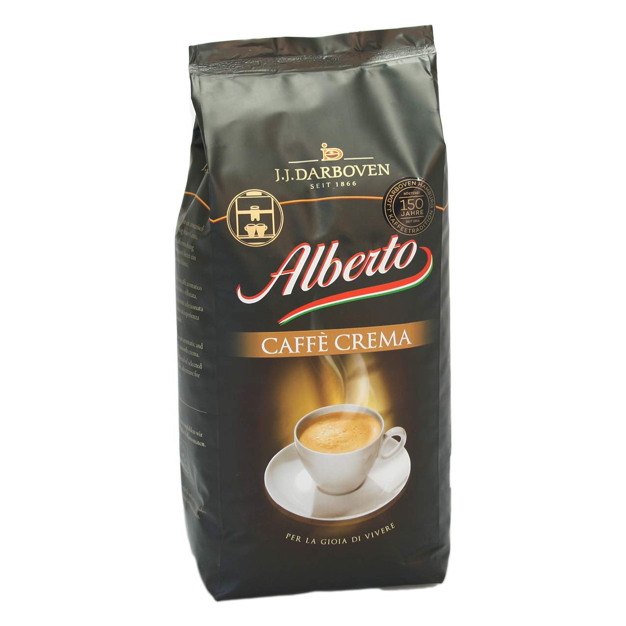 4 x Darboven Alberto Caffè Crema di caffè in grani 1kg