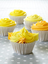 Sugarflair Pasta colorante alimentare giallo set da 4 pasta colorante alimentare fondente marzapane pasta di zucchero crema al burro e altro ancora: narciso giallo canarino crema uovo melone set da 4