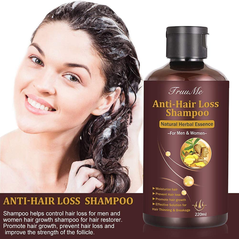 Shampoo per la crescita dei capelli, Shampoo anticaduta, Shampoo per la caduta dei capelli, Shampoo alle erbe naturali per una crescita più rapida dei capelli, Lozione Naty Shop Hair Care