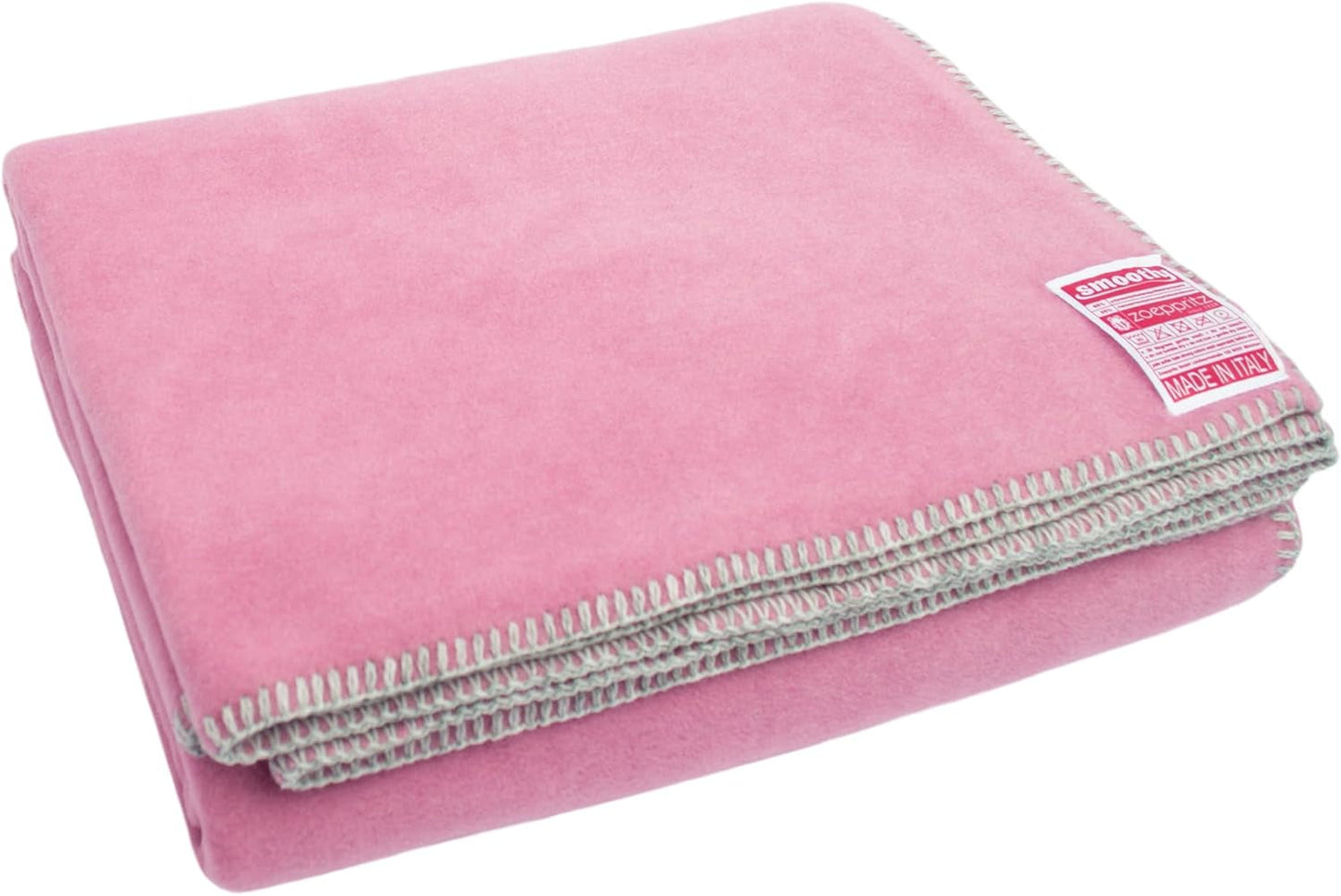 Zoeppritz dal 1828 Coperta in pile Smoothy - Soffice e confortevole coperta in pile polare - Vegan - 140X190Cm - 010 Off-White, 010 Offwhite Zoeppritz Since 1828 440 Blue Lavender 140X190Cm