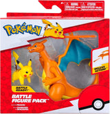 Pokémon PKW3459 - Battle Figure Pack - Glurak e Pikachu, Mobile Glurak con Pikachu Action Figures Naty Shop Titolo predefinito